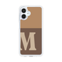 スリムプロテクションケース［ オリジナル - initial two tone - M brown ］