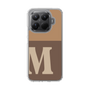 スリムプロテクションケース［ オリジナル - initial two tone - M brown ］
