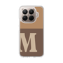 スリムプロテクションケース［ オリジナル - initial two tone - M brown ］