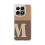 スリムプロテクションケース［ オリジナル - initial two tone - M brown ］