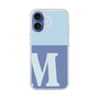スリムプロテクションケース［ オリジナル - initial two tone - M blue ］