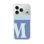 スリムプロテクションケース［ オリジナル - initial two tone - M blue ］