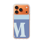 スリムプロテクションケース［ オリジナル - initial two tone - M blue ］
