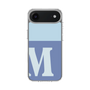 スリムプロテクションケース［ オリジナル - initial two tone - M blue ］