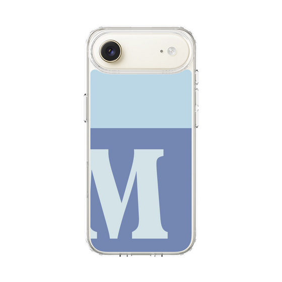 スリムプロテクションケース［ オリジナル - initial two tone - M blue ］