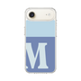 スリムプロテクションケース［ オリジナル - initial two tone - M blue ］