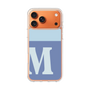 スリムプロテクションケース［ オリジナル - initial two tone - M blue ］