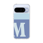 スリムプロテクションケース［ オリジナル - initial two tone - M blue ］