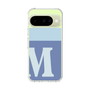 スリムプロテクションケース［ オリジナル - initial two tone - M blue ］