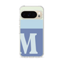 スリムプロテクションケース［ オリジナル - initial two tone - M blue ］