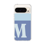 スリムプロテクションケース［ オリジナル - initial two tone - M blue ］
