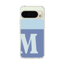 スリムプロテクションケース［ オリジナル - initial two tone - M blue ］