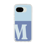 スリムプロテクションケース［ オリジナル - initial two tone - M blue ］
