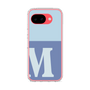 スリムプロテクションケース［ オリジナル - initial two tone - M blue ］