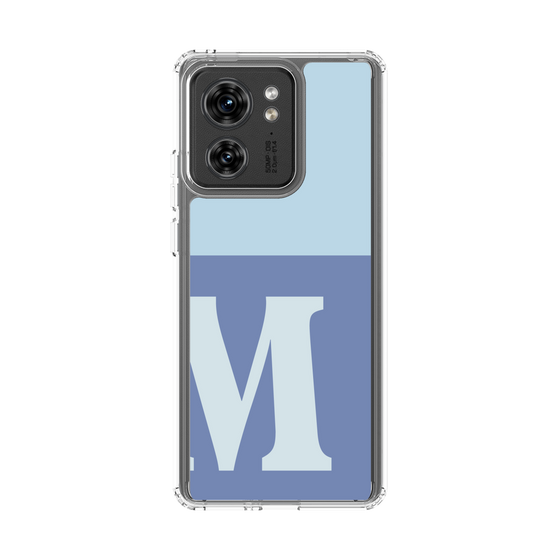 スリムプロテクションケース［ オリジナル - initial two tone - M blue ］