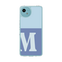 スリムプロテクションケース［ オリジナル - initial two tone - M blue ］