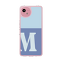 スリムプロテクションケース［ オリジナル - initial two tone - M blue ］