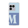 スリムプロテクションケース［ オリジナル - initial two tone - M blue ］