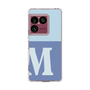 スリムプロテクションケース［ オリジナル - initial two tone - M blue ］
