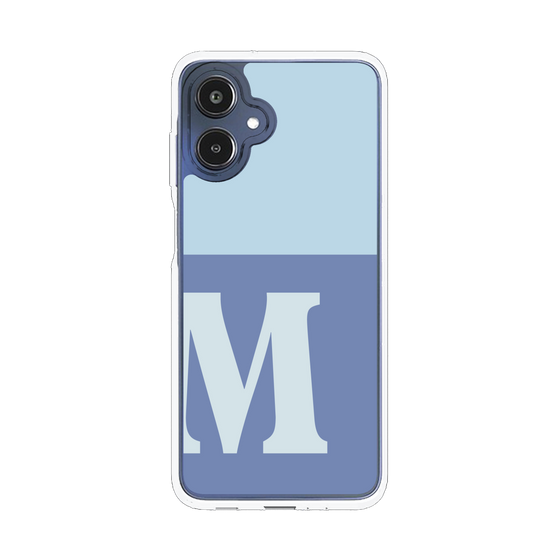 スリムプロテクションケース［ オリジナル - initial two tone - M blue ］