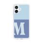 スリムプロテクションケース［ オリジナル - initial two tone - M blue ］
