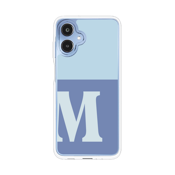 スリムプロテクションケース［ オリジナル - initial two tone - M blue ］