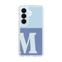 スリムプロテクションケース［ オリジナル - initial two tone - M blue ］