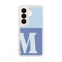 スリムプロテクションケース［ オリジナル - initial two tone - M blue ］