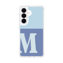 スリムプロテクションケース［ オリジナル - initial two tone - M blue ］