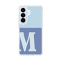 スリムプロテクションケース［ オリジナル - initial two tone - M blue ］