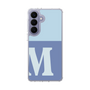 スリムプロテクションケース［ オリジナル - initial two tone - M blue ］