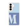 スリムプロテクションケース［ オリジナル - initial two tone - M blue ］