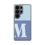 スリムプロテクションケース［ オリジナル - initial two tone - M blue ］