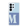 スリムプロテクションケース［ オリジナル - initial two tone - M blue ］