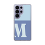 スリムプロテクションケース［ オリジナル - initial two tone - M blue ］