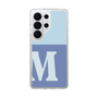 スリムプロテクションケース［ オリジナル - initial two tone - M blue ］