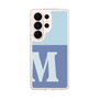 スリムプロテクションケース［ オリジナル - initial two tone - M blue ］