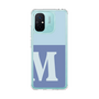 スリムプロテクションケース［ オリジナル - initial two tone - M blue ］
