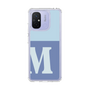 スリムプロテクションケース［ オリジナル - initial two tone - M blue ］