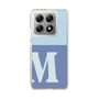 スリムプロテクションケース［ オリジナル - initial two tone - M blue ］