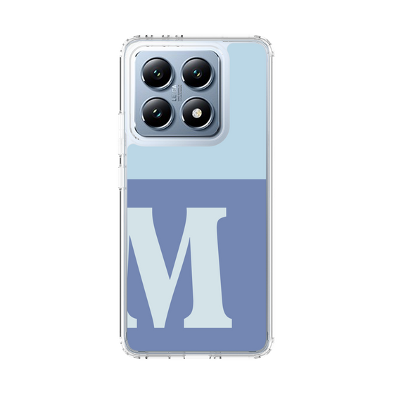 スリムプロテクションケース［ オリジナル - initial two tone - M blue ］