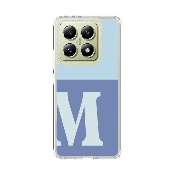 スリムプロテクションケース［ オリジナル - initial two tone - M blue ］