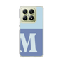 スリムプロテクションケース［ オリジナル - initial two tone - M blue ］