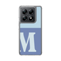 スリムプロテクションケース［ オリジナル - initial two tone - M blue ］