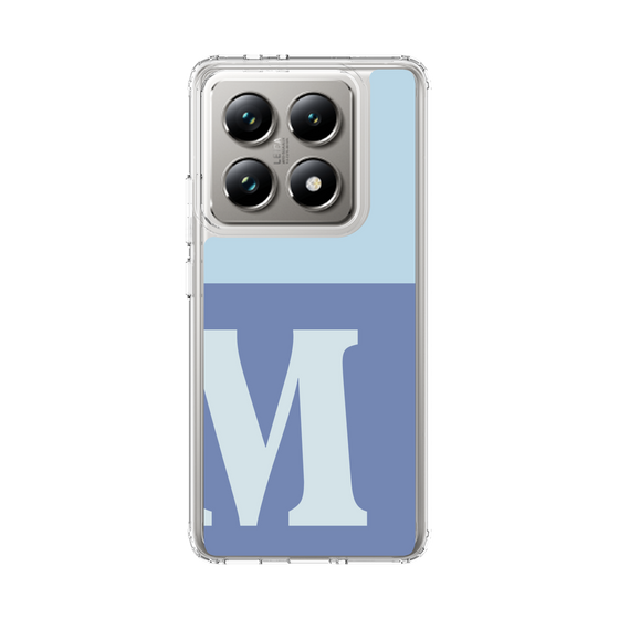 スリムプロテクションケース［ オリジナル - initial two tone - M blue ］