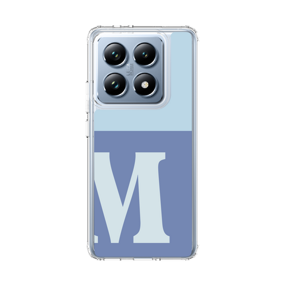 スリムプロテクションケース［ オリジナル - initial two tone - M blue ］
