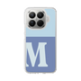 スリムプロテクションケース［ オリジナル - initial two tone - M blue ］