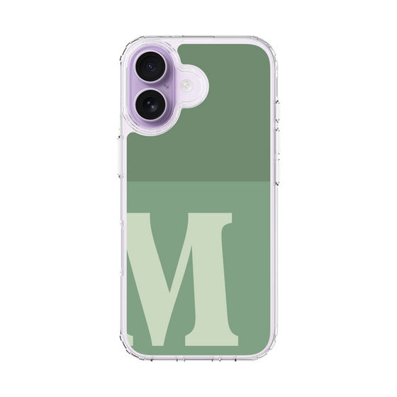 スリムプロテクションケース［ オリジナル - initial two tone - M green ］