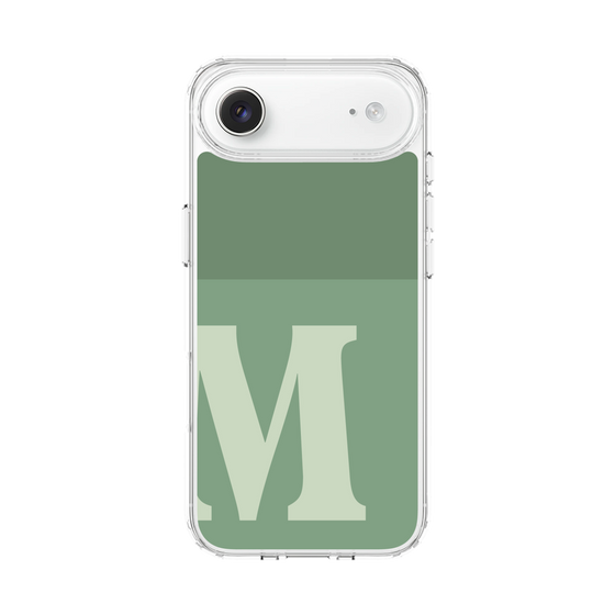 スリムプロテクションケース［ オリジナル - initial two tone - M green ］