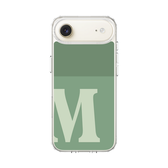 スリムプロテクションケース［ オリジナル - initial two tone - M green ］